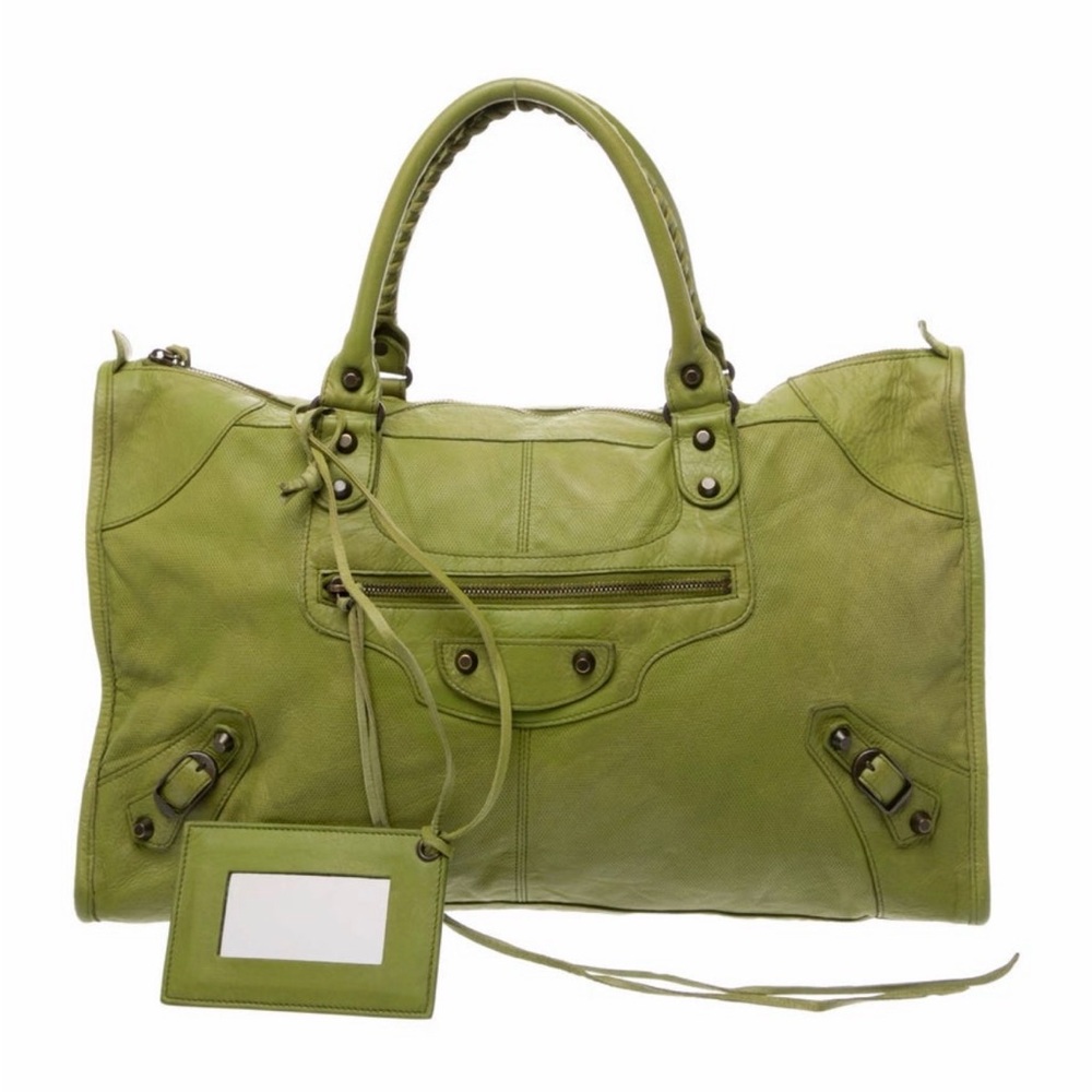 Balenciaga Green City Bag